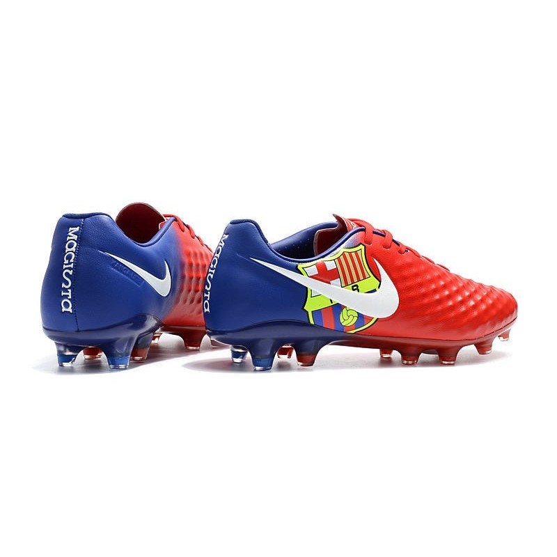 Neuf Crampon de Football Nike Magista Opus II FG pour Hommes Barcelona Rouge Bleu