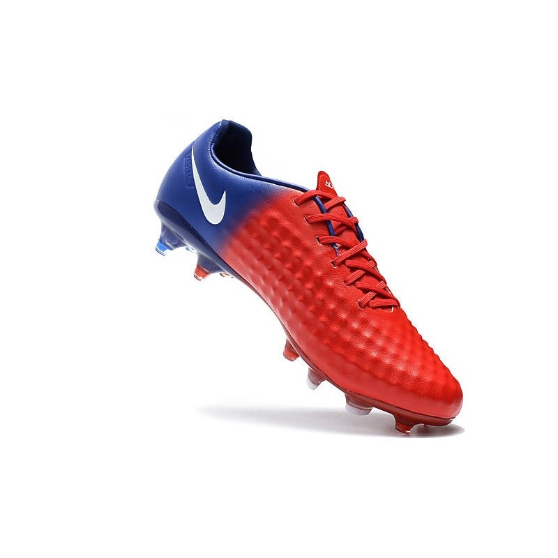 Neuf Crampon de Football Nike Magista Opus II FG pour Hommes Barcelona Rouge Bleu