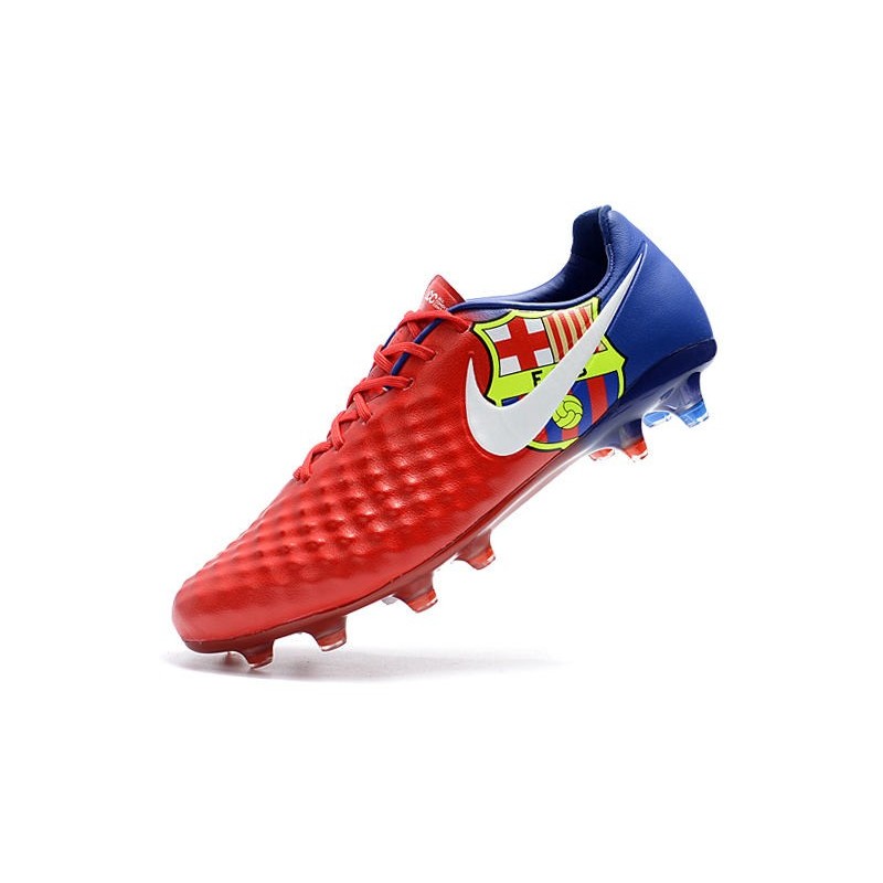 Neuf Crampon de Football Nike Magista Opus II FG pour Hommes Barcelona Rouge Bleu