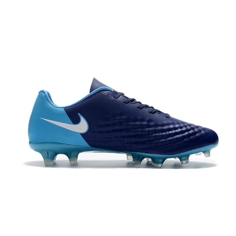 Neuf Crampon de Football Nike Magista Opus II FG pour Hommes Bleu Blanc