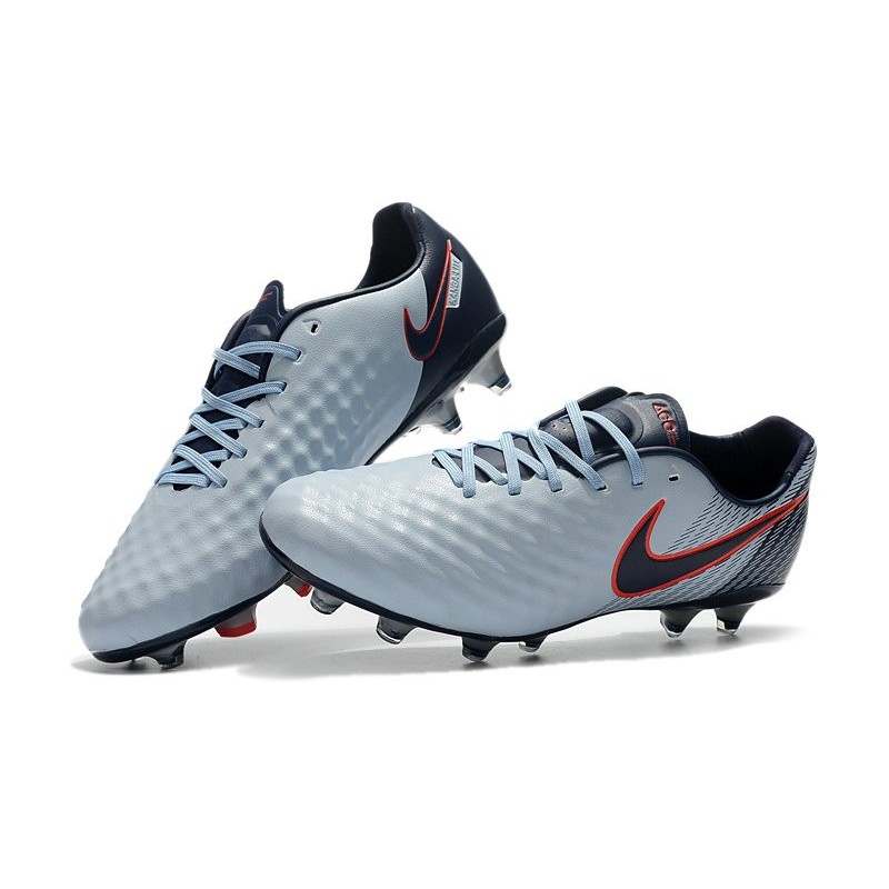 Neuf Crampon de Football Nike Magista Opus II FG pour Hommes Gris Noir Rouge