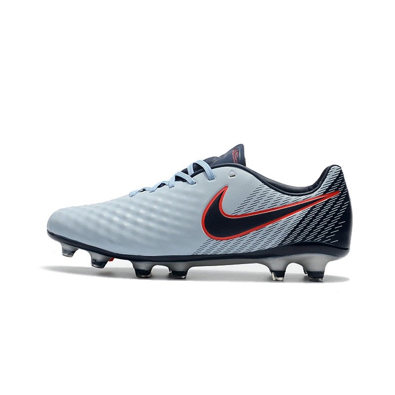 Neuf Crampon de Football Nike Magista Opus II FG pour Hommes Gris Noir Rouge