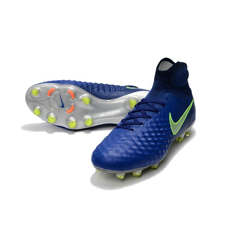 Nike Magista Obra 2 FG 2017 Crampon de Football Bleu