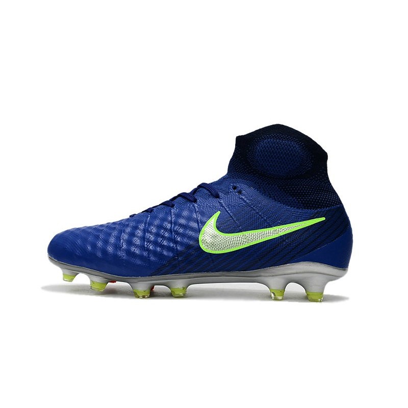 Nike Magista Obra 2 FG 2017 Crampon de Football Bleu