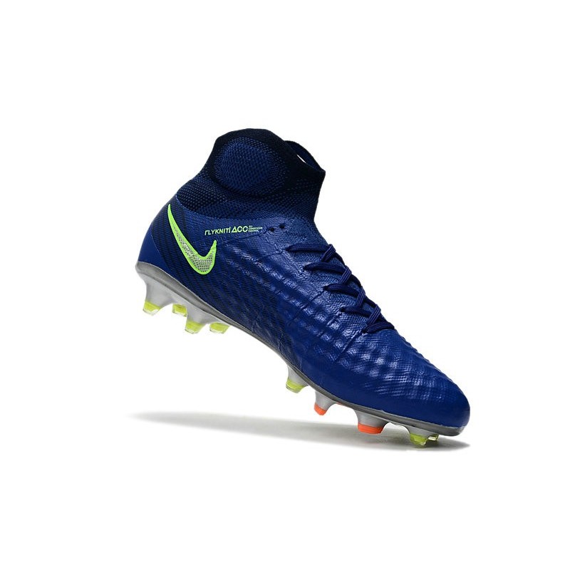 Nike Magista Obra 2 FG 2017 Crampon de Football Bleu