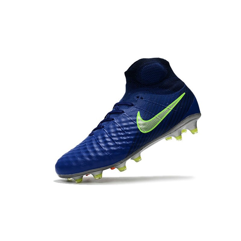 Nike Magista Obra 2 FG 2017 Crampon de Football Bleu