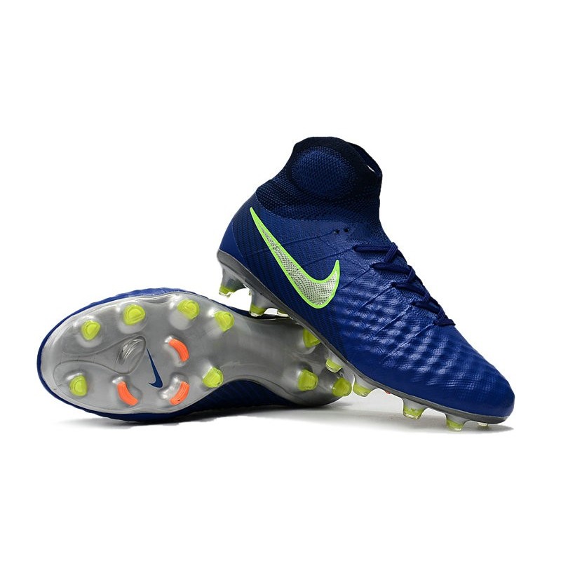 Nike Magista Obra 2 FG 2017 Crampon de Football Bleu