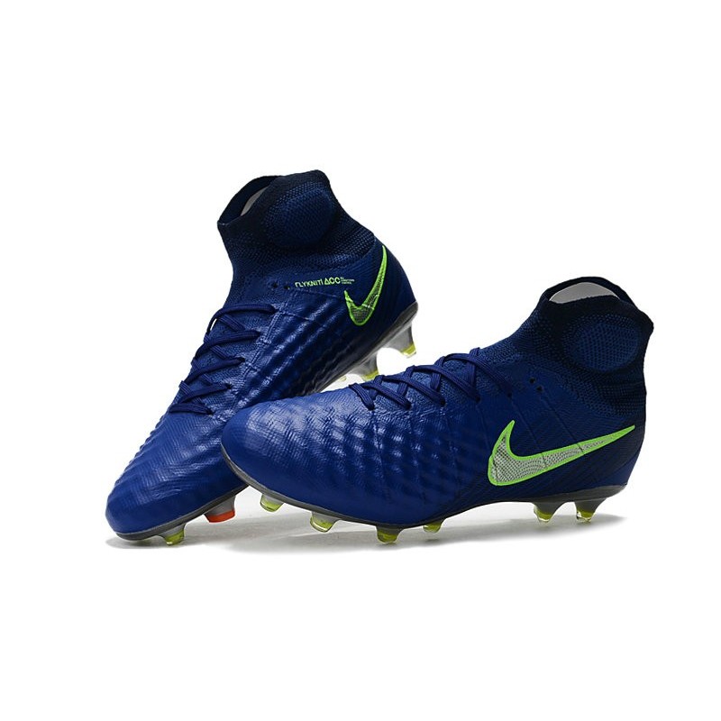 Nike Magista Obra 2 FG 2017 Crampon de Football Bleu