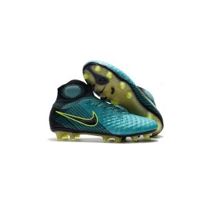 Nike Magista Obra 2 FG 2017 Crampon de Football Bleu Volt Noir
