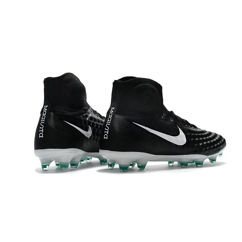 Nike Magista Obra 2 FG 2017 Crampon de Football Noir Blanc