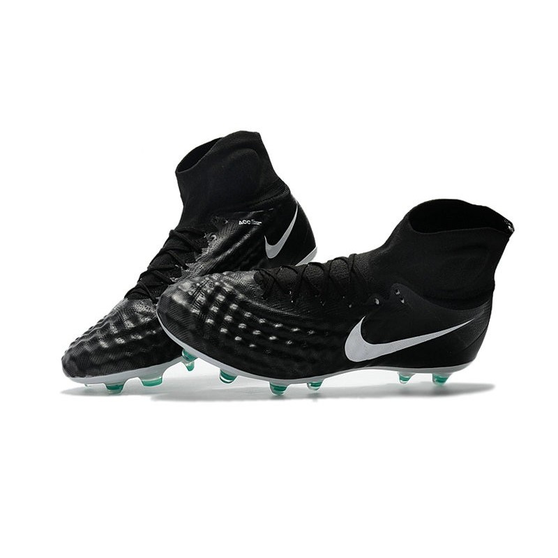 Nike Magista Obra 2 FG 2017 Crampon de Football Noir Blanc