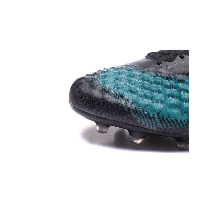 Nike Magista Obra II FG Chaussures de football Noir Bleu Vert