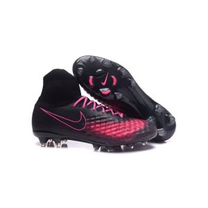 Nike Magista Obra II FG Chaussures de football Noir Rose