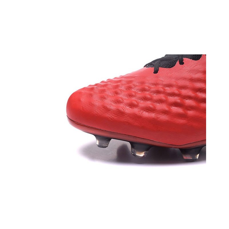 Nike Magista Obra II FG Football bottes pour hommes Rouge Noir