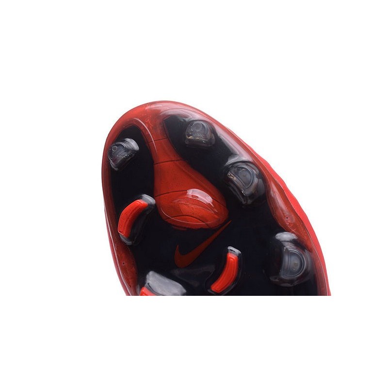 Nike Magista Obra II FG Football bottes pour hommes Rouge Noir