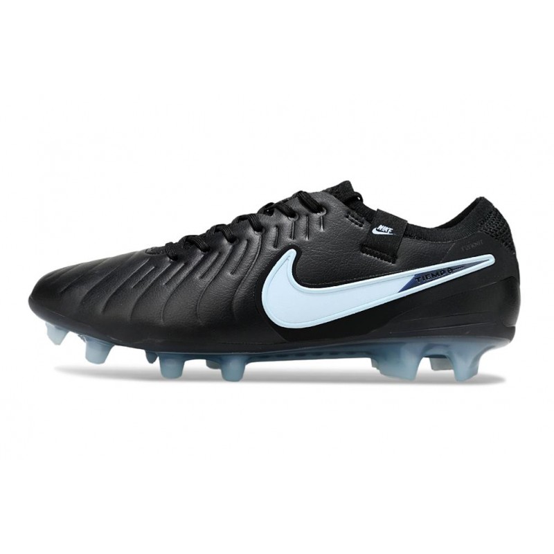 Nike Tiempo Legend X Elite FG Neuf Noir Bleu Givré