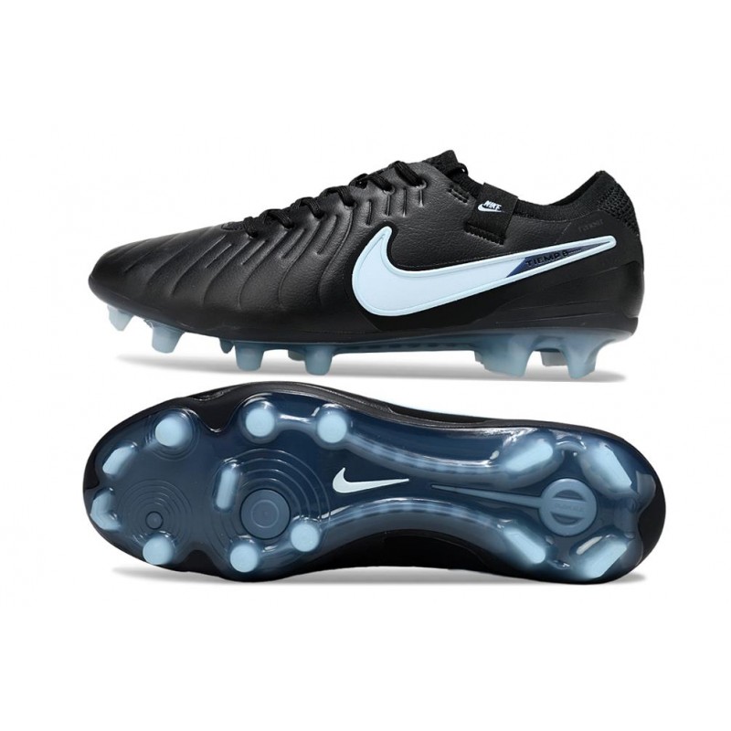 Nike Tiempo Legend X Elite FG Neuf Noir Bleu Givré