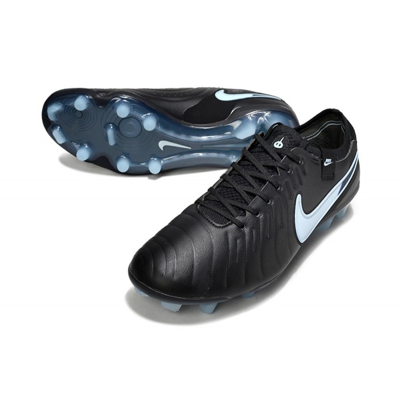 Nike Tiempo Legend X Elite FG Neuf Noir Bleu Givré
