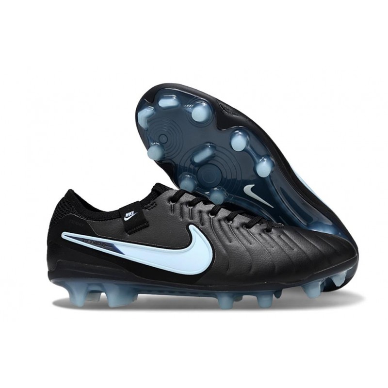 Nike Tiempo Legend X Elite FG Neuf Noir Bleu Givré
