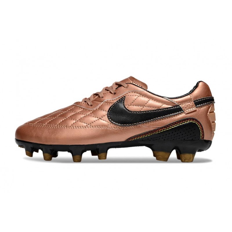Nike Tiempo Legend X Elite FG Neuf Or Noir