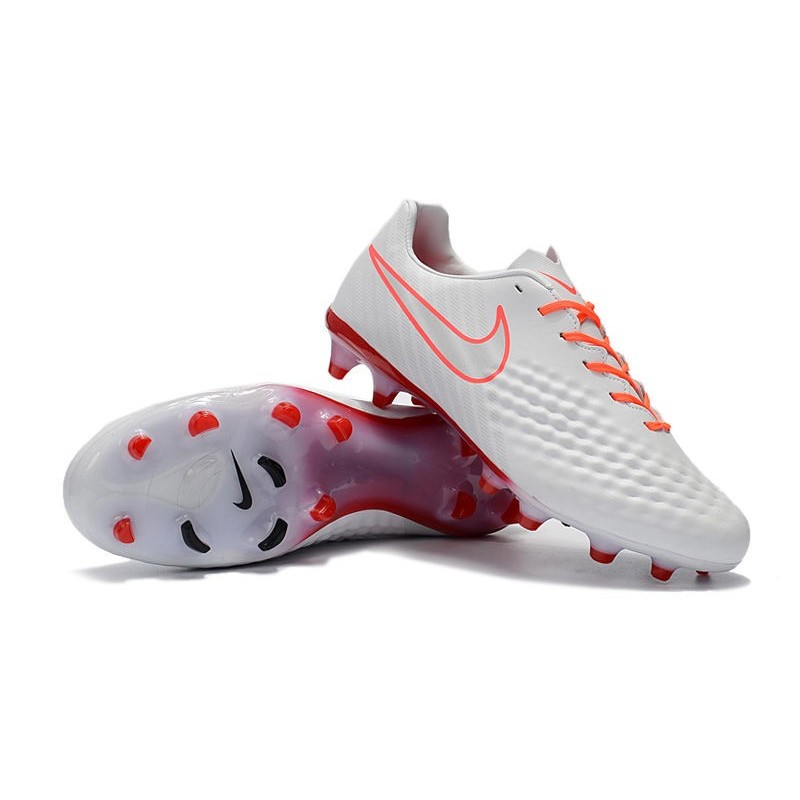 Nouveau Chaussure de Football Nike Magista Opus II FG Hommes Blanc Orange