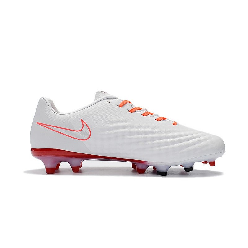 Nouveau Chaussure de Football Nike Magista Opus II FG Hommes Blanc Orange