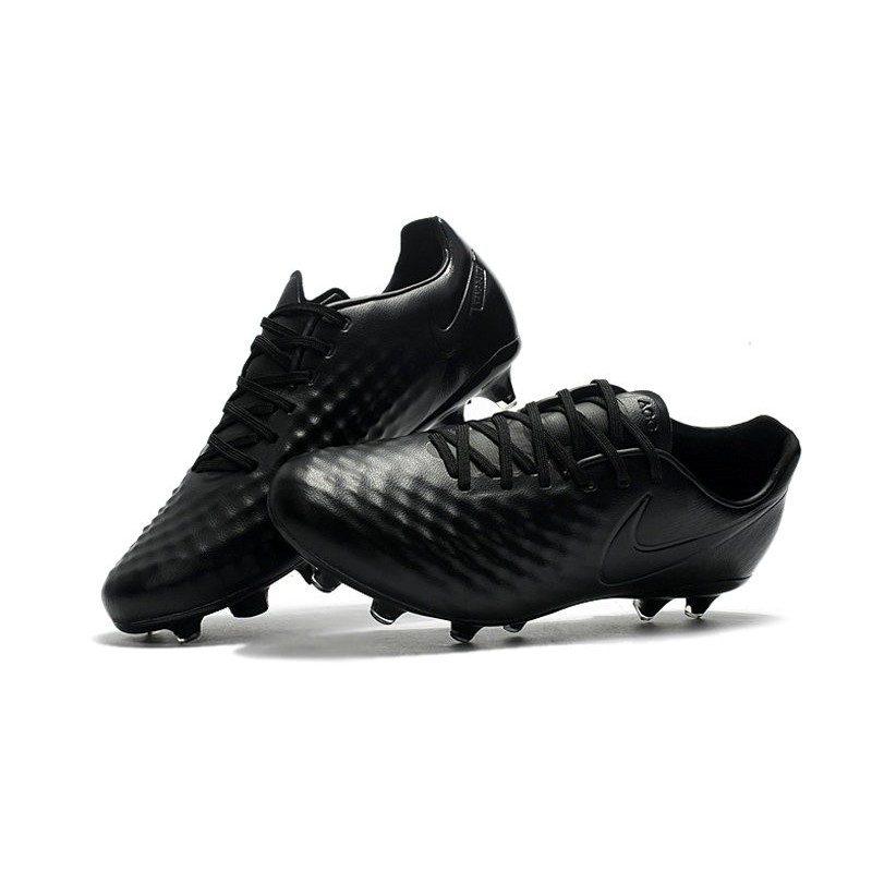 Nouveau Chaussure de Football Nike Magista Opus II FG Hommes Tout Noir