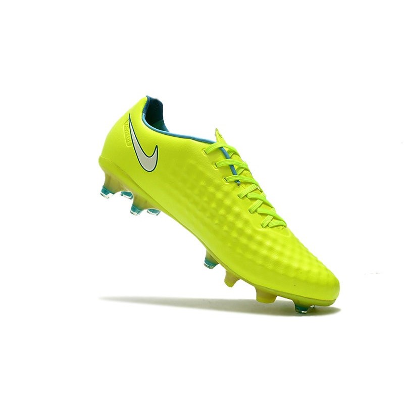 Nouveau Chaussure de Football Nike Magista Opus II FG Hommes Volt Blanc