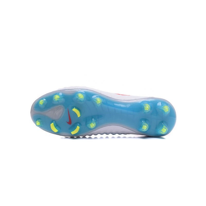 Nouvelles - Chaussures Foot Nike Magista Obra II FG Blanc Bleu Orange