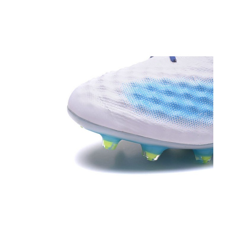 Nouvelles - Chaussures Foot Nike Magista Obra II FG Blanc Bleu Orange