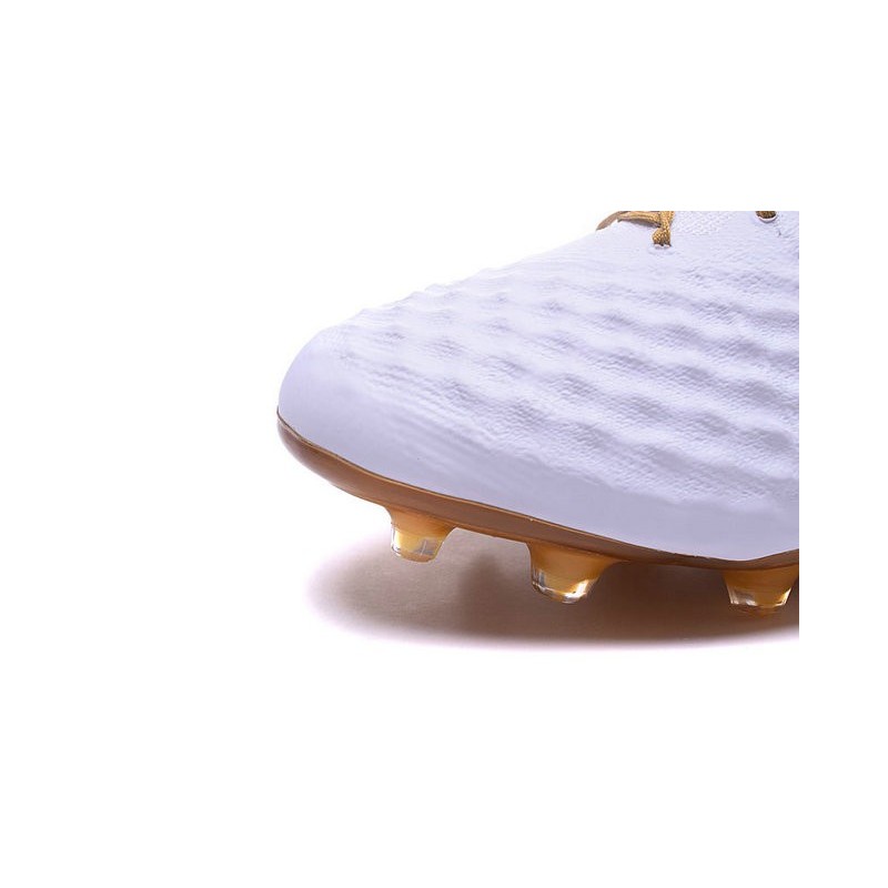 Nouvelles - Chaussures Foot Nike Magista Obra II FG Blanc Or