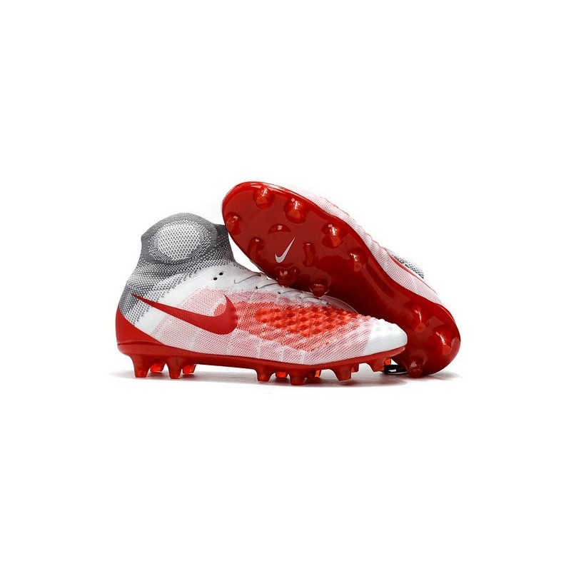 Nouvelles - Chaussures Foot Nike Magista Obra II FG Blanc Rouge