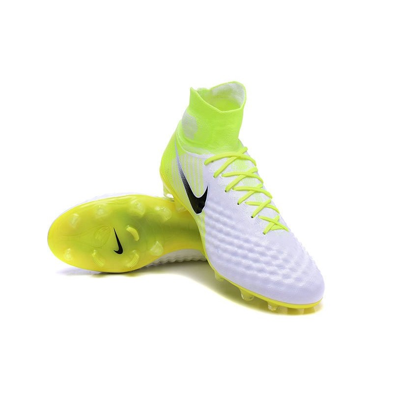 Nouvelles - Chaussures Foot Nike Magista Obra II FG Blanc Volt
