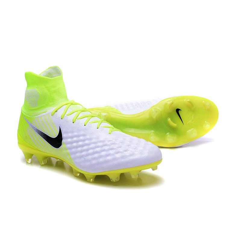 Nouvelles - Chaussures Foot Nike Magista Obra II FG Blanc Volt