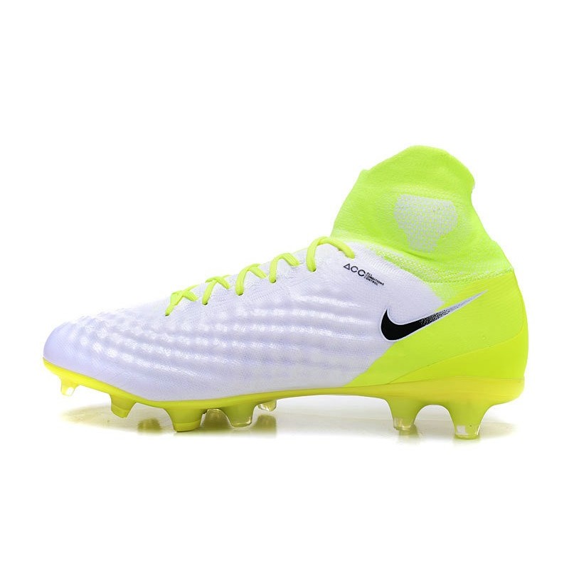 Nouvelles - Chaussures Foot Nike Magista Obra II FG Blanc Volt