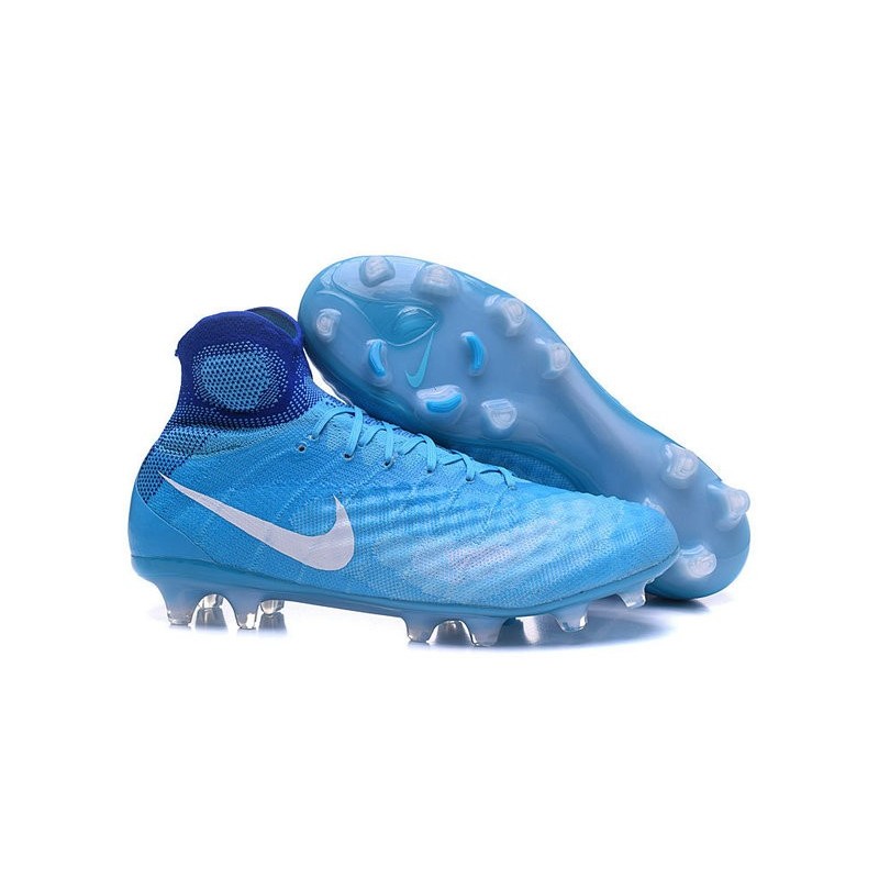 Nouvelles - Chaussures Foot Nike Magista Obra II FG Bleu Blanc