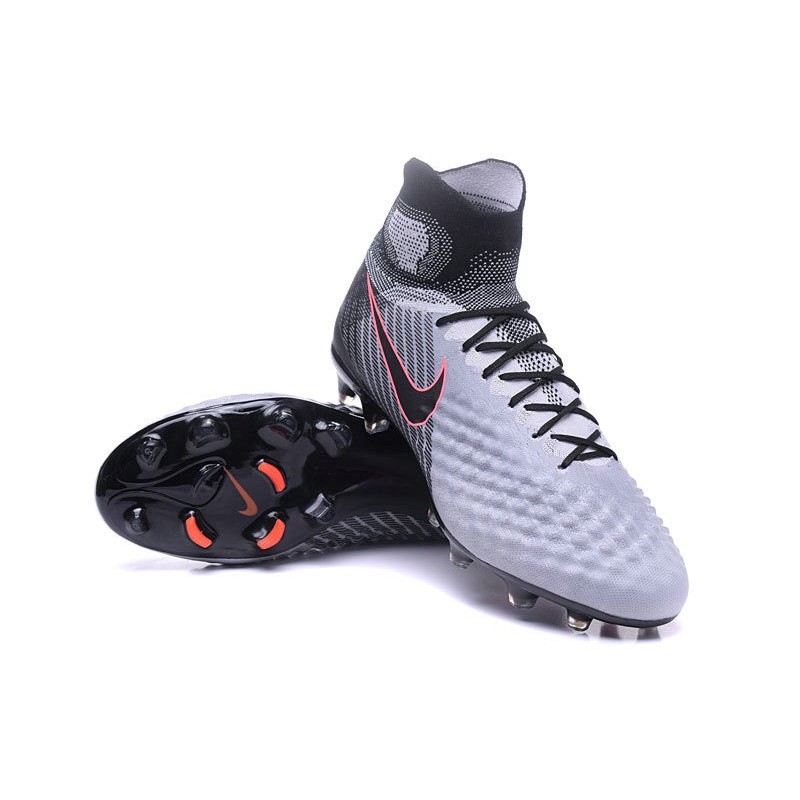 Nouvelles - Chaussures Foot Nike Magista Obra II FG Gris Noir
