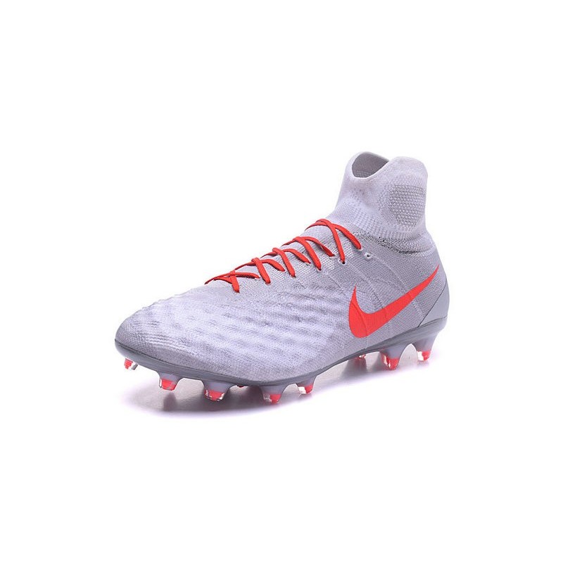 Nouvelles - Chaussures Foot Nike Magista Obra II FG Gris Orange