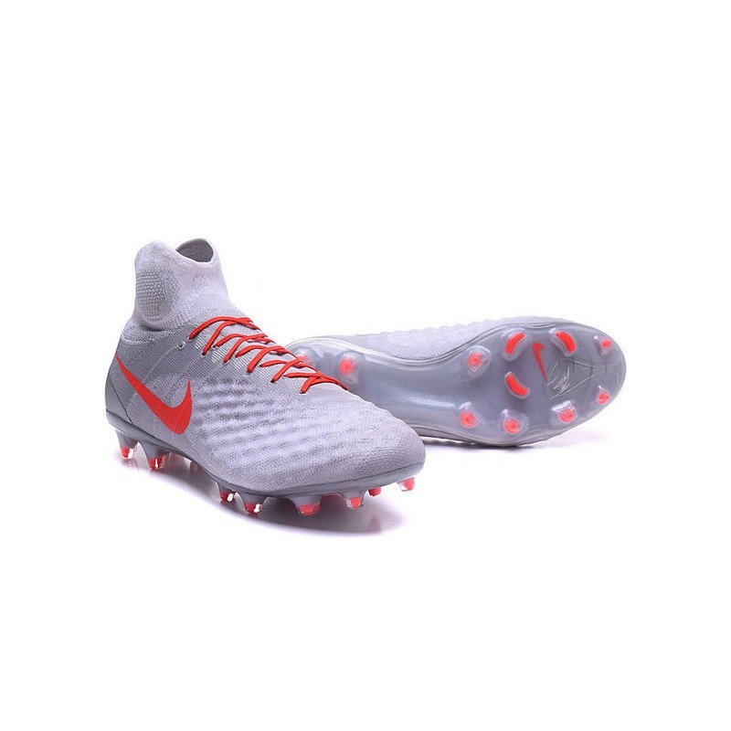 Nouvelles - Chaussures Foot Nike Magista Obra II FG Gris Orange