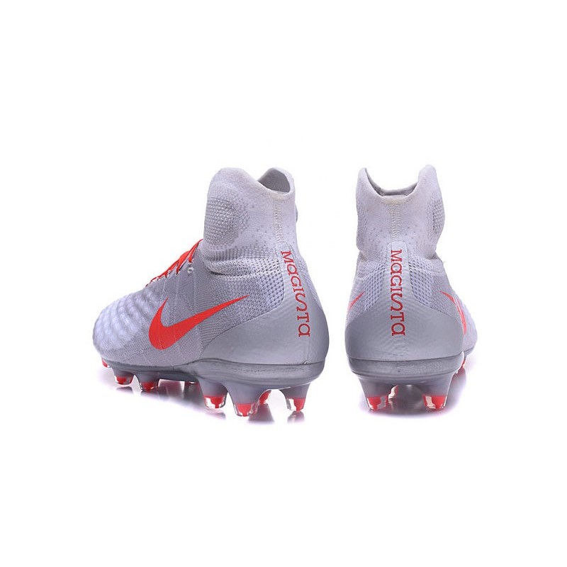 Nouvelles - Chaussures Foot Nike Magista Obra II FG Gris Orange