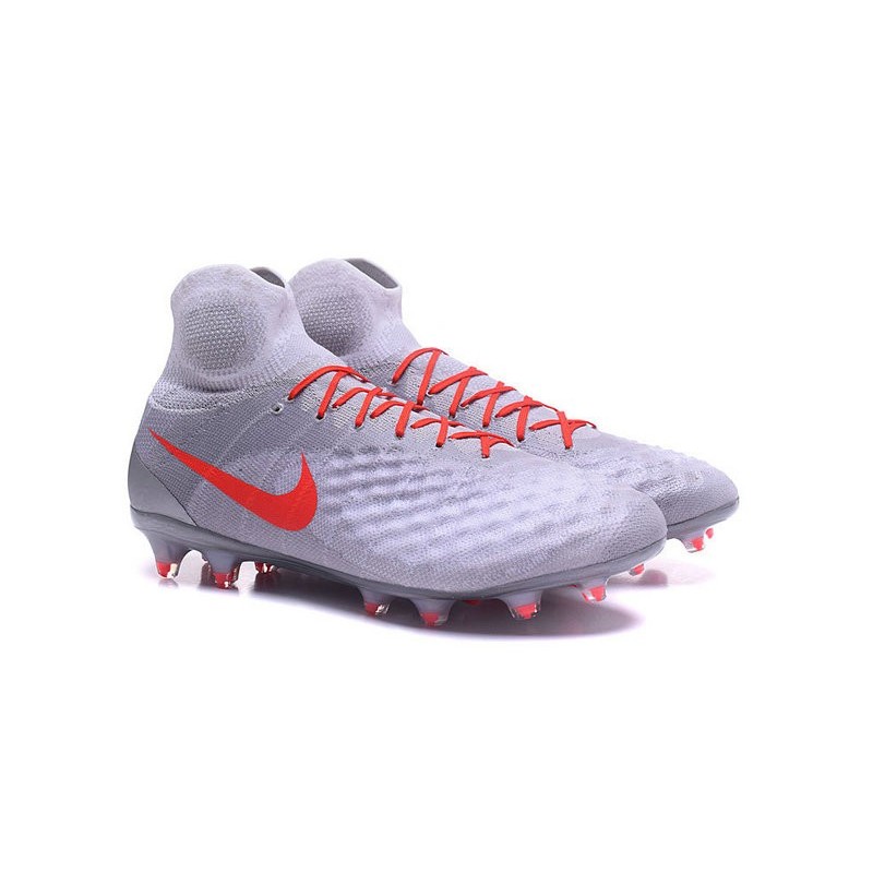 Nouvelles - Chaussures Foot Nike Magista Obra II FG Gris Orange