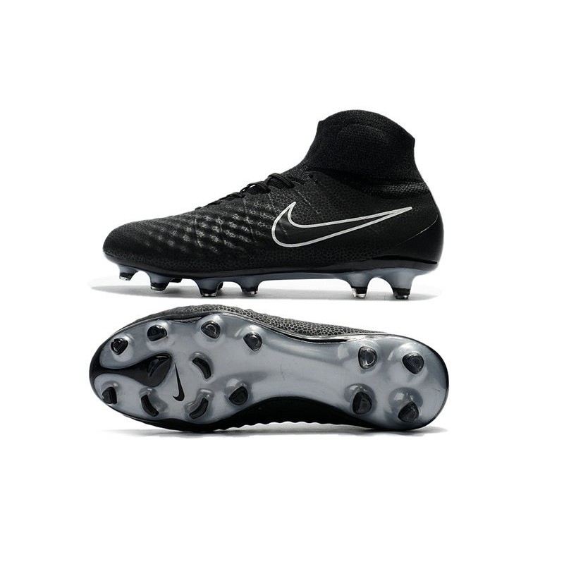 Nouvelles - Chaussures Foot Nike Magista Obra II FG Noir Argent