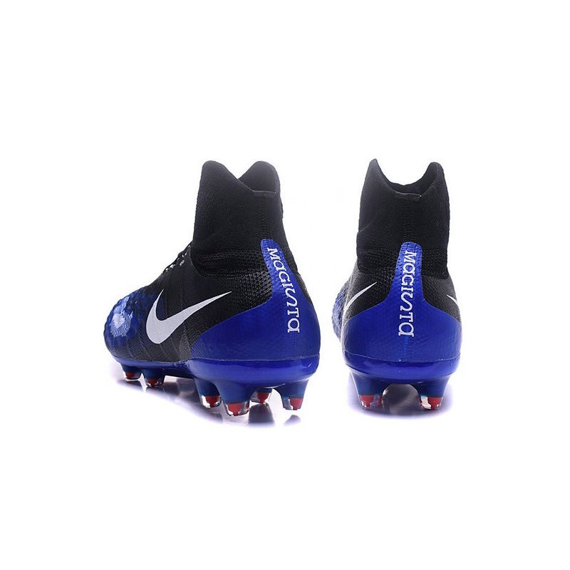 Nouvelles - Chaussures Foot Nike Magista Obra II FG Noir Bleu Blanc