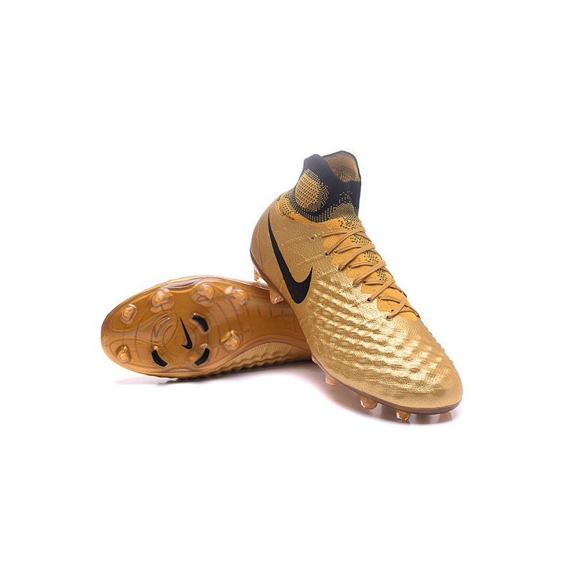 Nouvelles - Chaussures Foot Nike Magista Obra II FG Noir Or