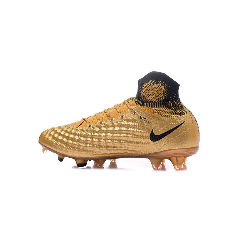 Nouvelles - Chaussures Foot Nike Magista Obra II FG Noir Or