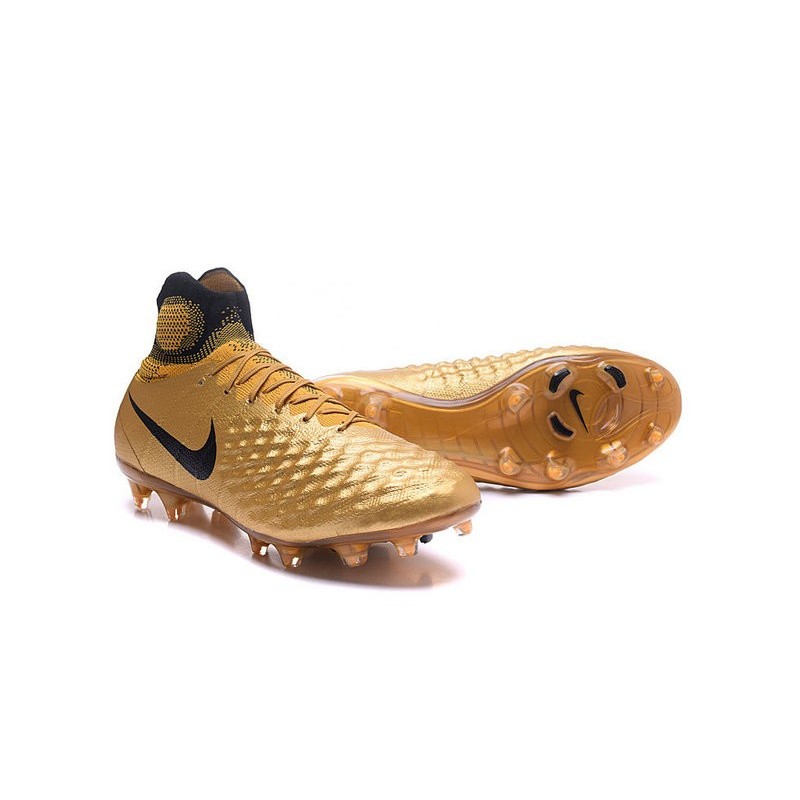Nouvelles - Chaussures Foot Nike Magista Obra II FG Noir Or
