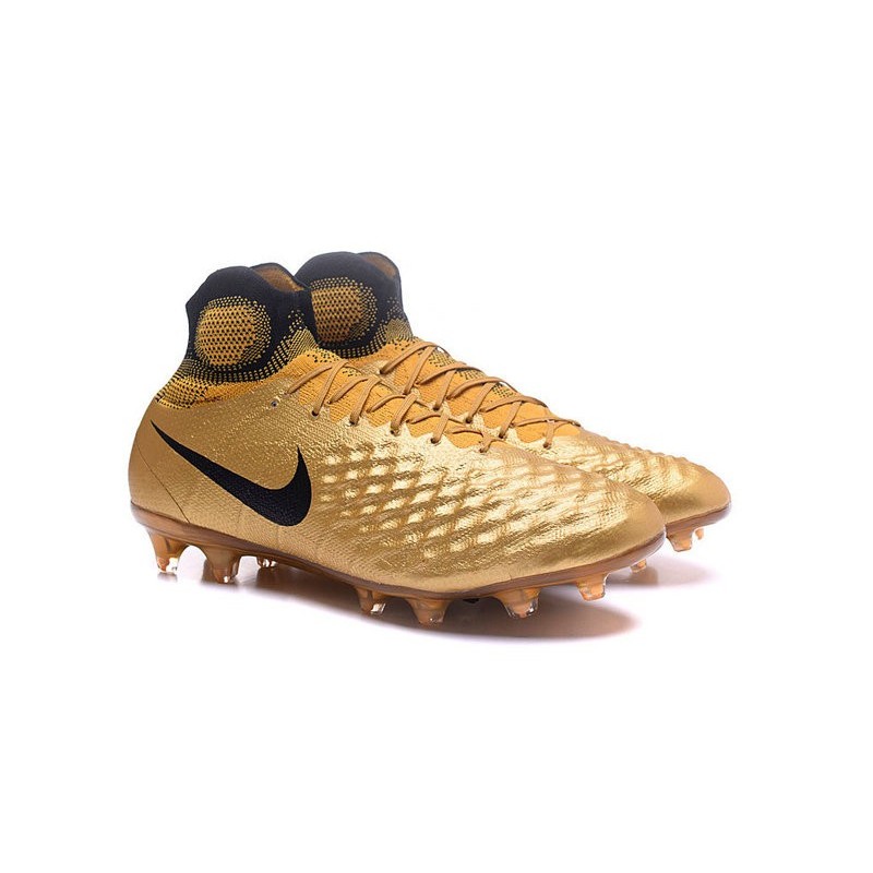 Nouvelles - Chaussures Foot Nike Magista Obra II FG Noir Or