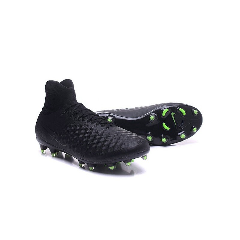 Nouvelles - Chaussures Foot Nike Magista Obra II FG Noir Volt