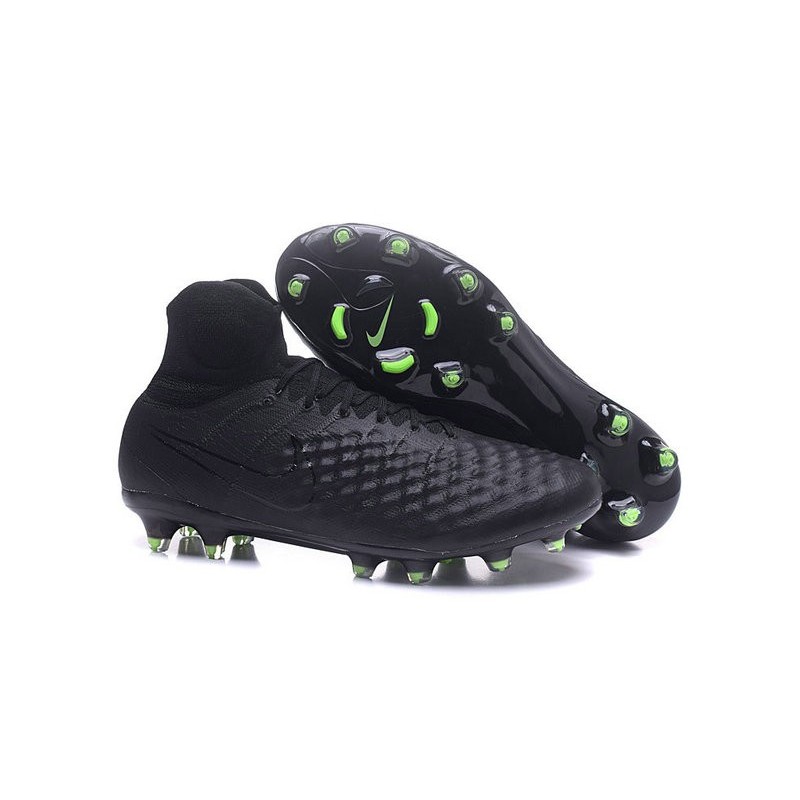 Nouvelles - Chaussures Foot Nike Magista Obra II FG Noir Volt