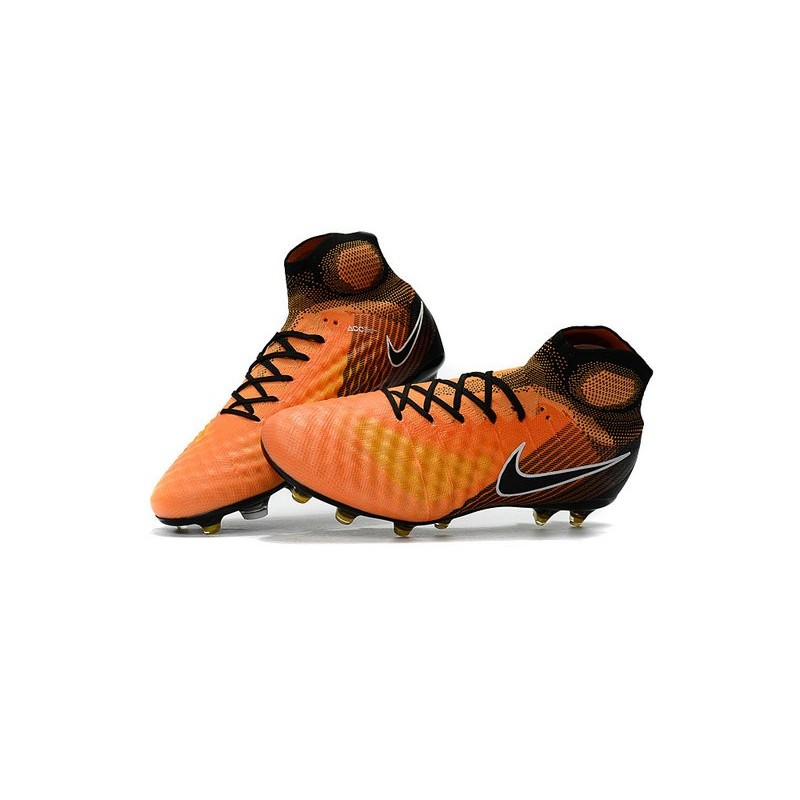 Nouvelles - Chaussures Foot Nike Magista Obra II FG Orange Noir